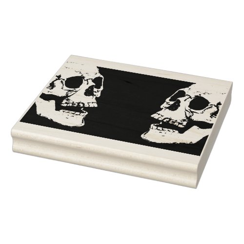 Skulls _ Halloween card making Rubber Stamp