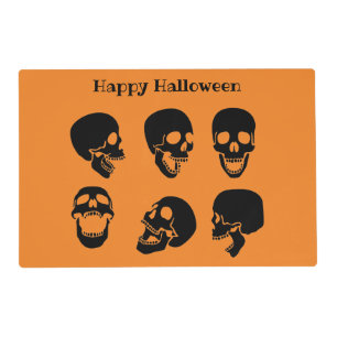 Skulls Halloween Placemat