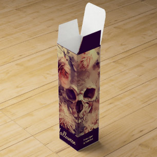 Skulls Halloween Wine Box