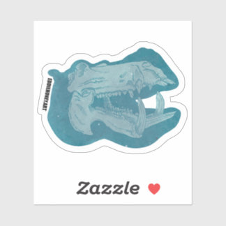 Skulls - Hippo Sticker