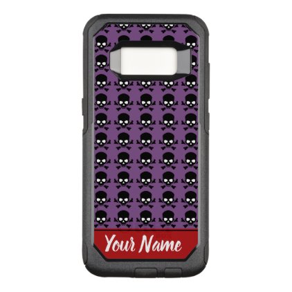 Skulls in a row OtterBox commuter samsung galaxy s8 case