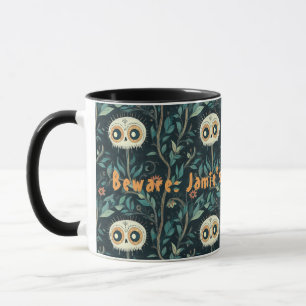 Skulls in Magical Halloween Forest Personalized Mug