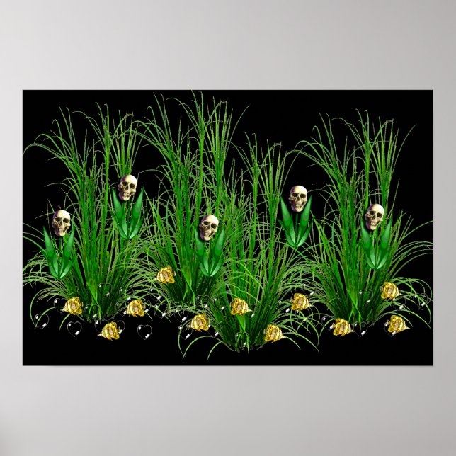 Skulls in the Weeds Poster (Front)