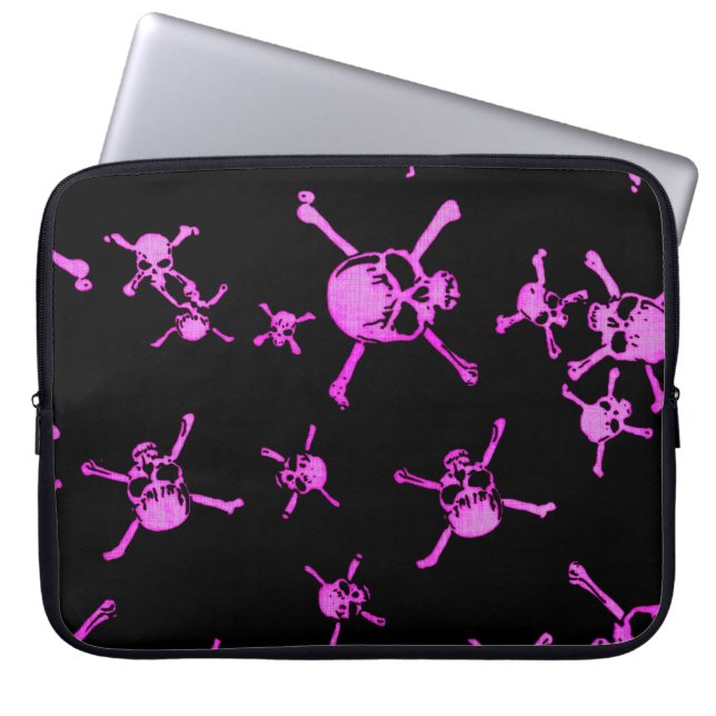 Skulls Laptop Sleeve (Front)