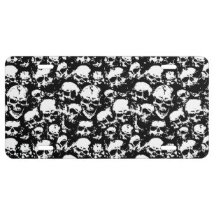 Skulls License Plate