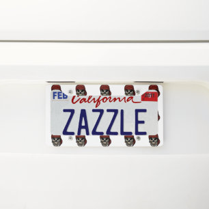 SKULLS LICENSE PLATE FRAME