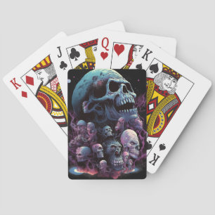 Skulls Monsters Horror Art Poker Cards