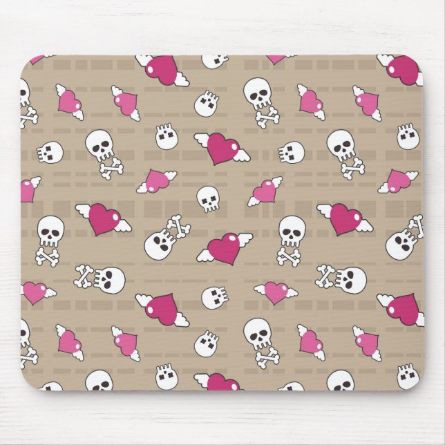 Skulls Mouse Pad (Front)
