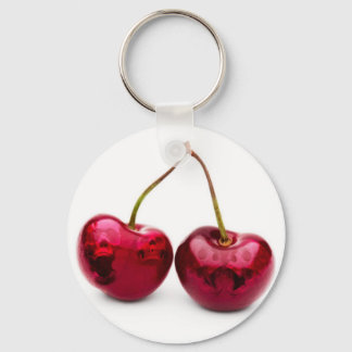 skulls n' cherries keychain