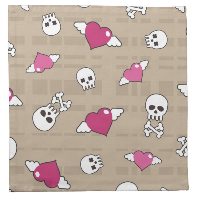 Skulls Napkin (Front)