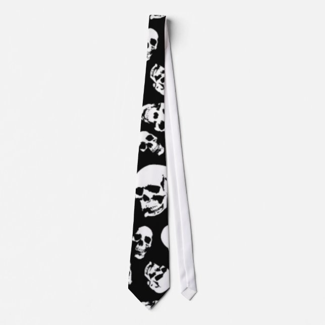 skulls neck tie (Front)