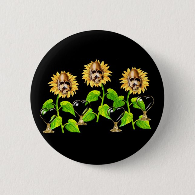 Skulls of Love Pinback Button (Front)