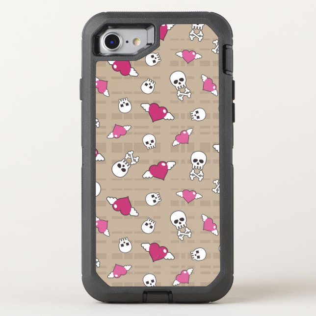 Skulls Otterbox iPhone Case (Back)