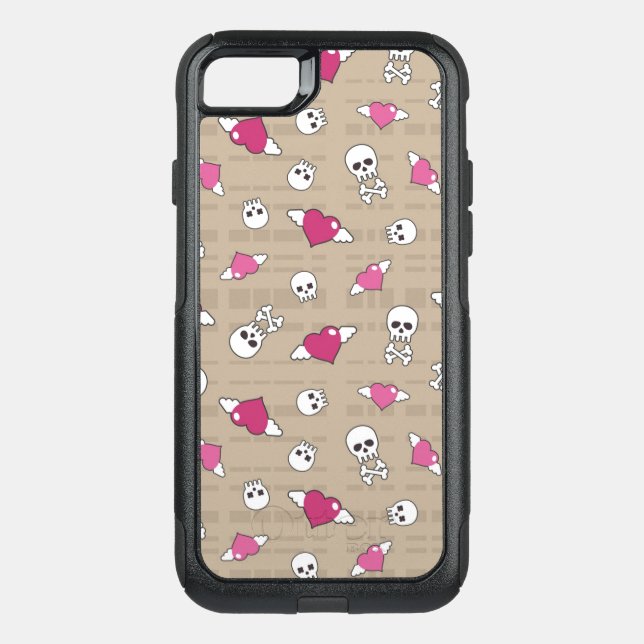 Skulls Otterbox iPhone Case (Back)