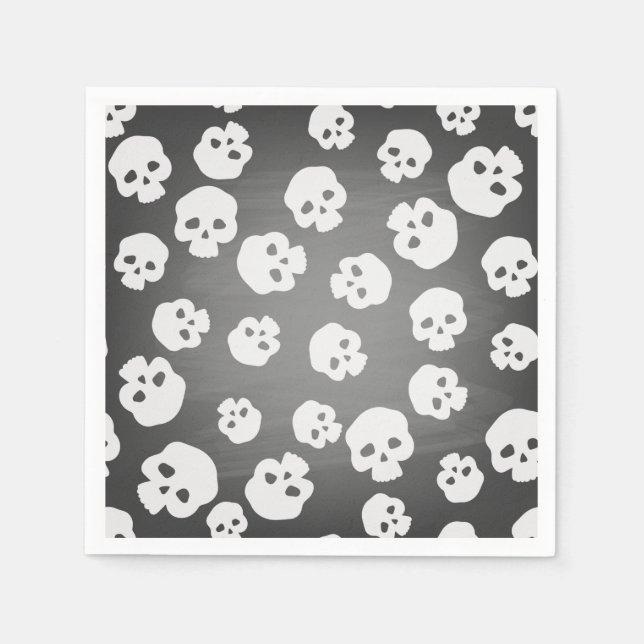 Skulls Paper Napkins (Front)