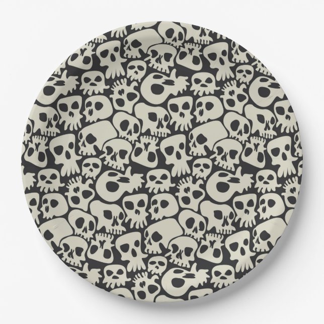 Skulls Paper Plates (Front)