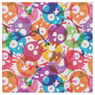 Skulls pattern 2 fabric