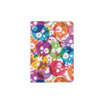 Skulls pattern 2 passport holder