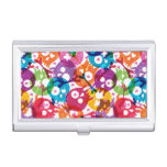 Skulls pattern 3 business card case