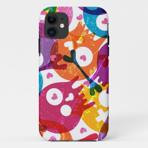 Skulls pattern iPhone 11 case