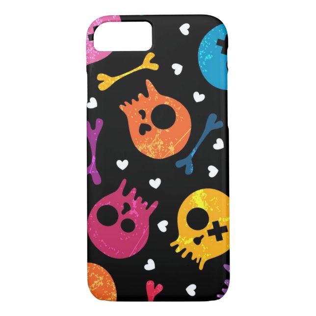 Skulls pattern Case-Mate iPhone case (Back)