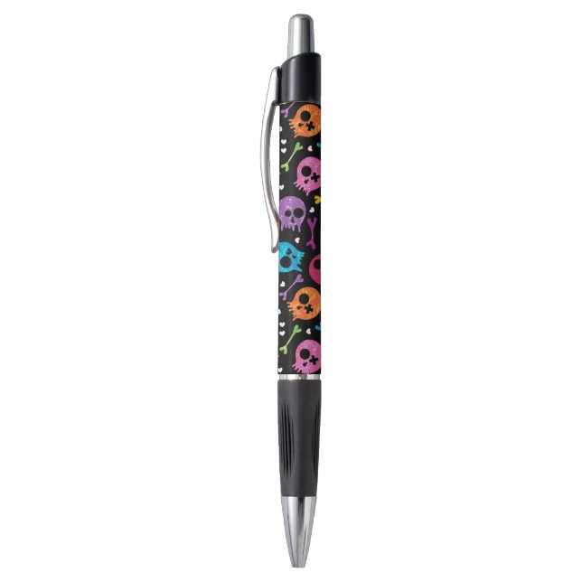 Skulls pattern pen (Top (Vertical))