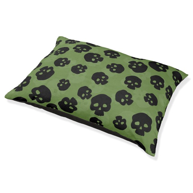 Skulls Pet Bed (Angled)