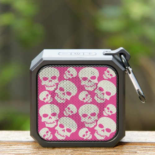 Skulls Pink Bluetooth Speaker