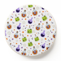 Skulls Potion Bottles Halloween Pattern Case