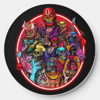 Skulls Psychedelic Wireless Charger