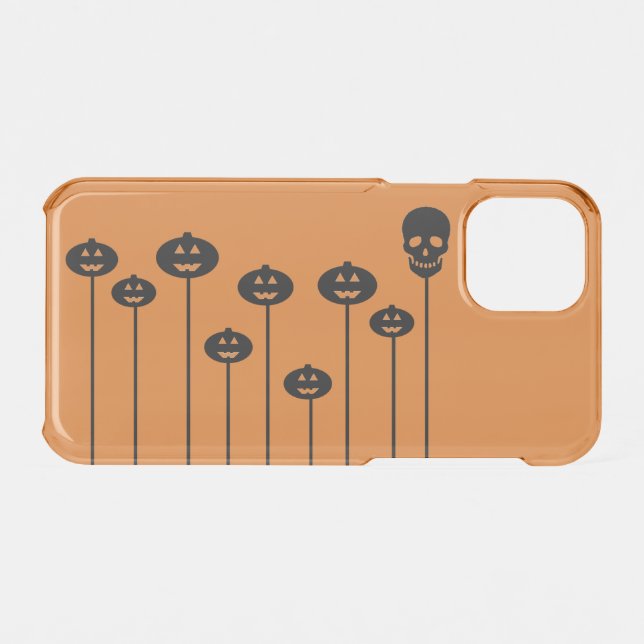 Skulls & Pumpkins on a Stick Uncommon iPhone Case (Back (Horizontal))