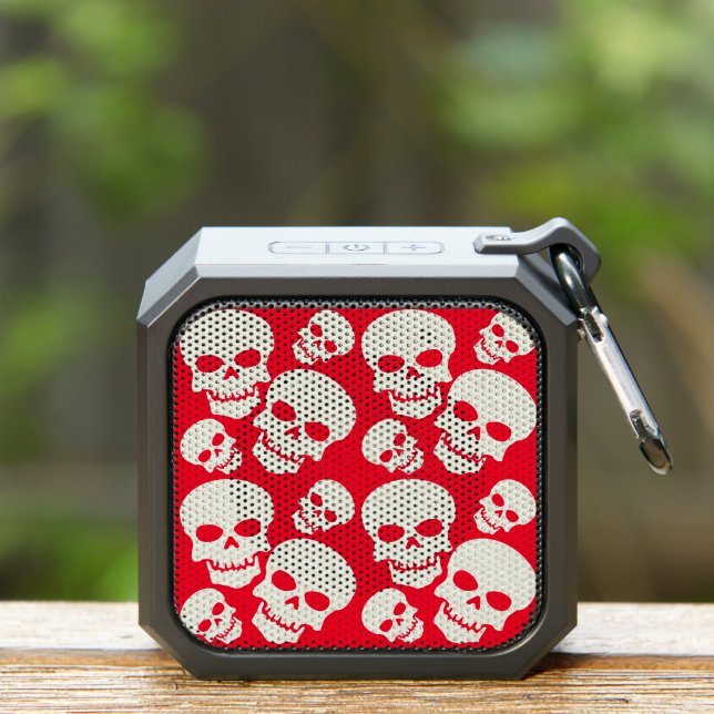 Skulls Red Bluetooth Speaker (Insitu(Outdoor))