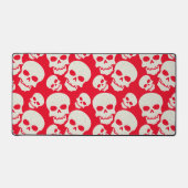Skulls Red Desk Mat (Front)