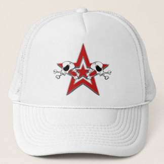 Skulls Red Star Hat