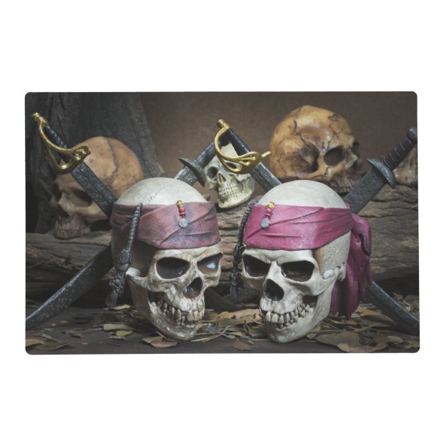 Skulls reversible placemat (Front)