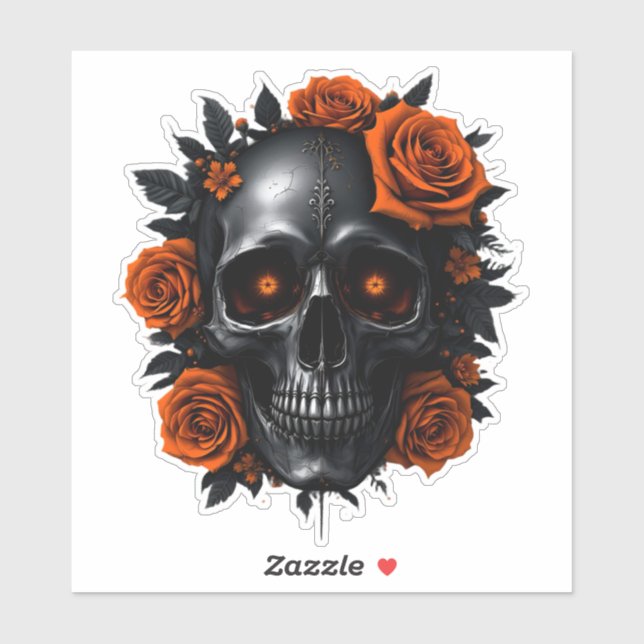 Skulls & Roses  Sticker (Sheet)