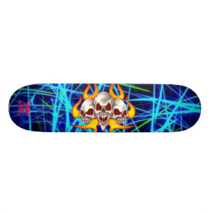 skulls skateboard