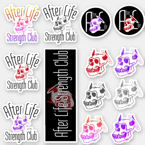 Skulls Skulls  More Skulls Stickers