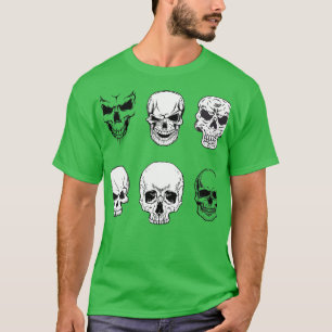 skulls sticker T-Shirt