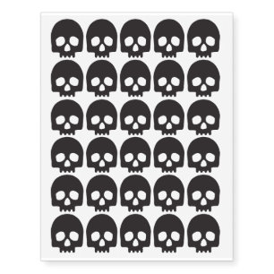 Skulls Temporary Tattoos