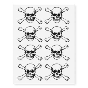 Skulls Temporary Tattoos