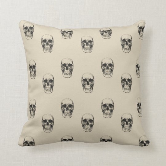 Skulls Throw Pillow | Zazzle