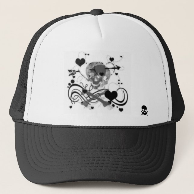 skulls trucker hat (Front)
