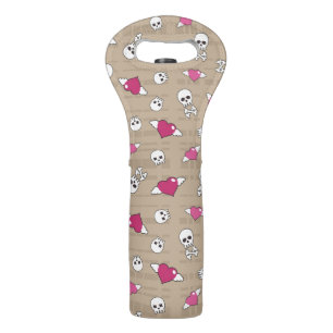 Skulls Wine Bag