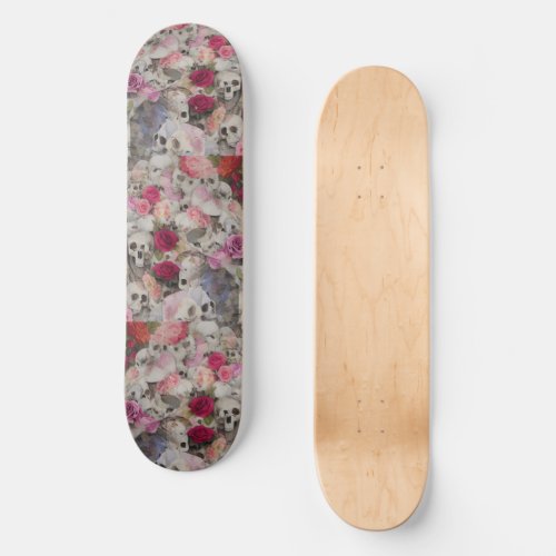 Skulls with Roses Skateboard