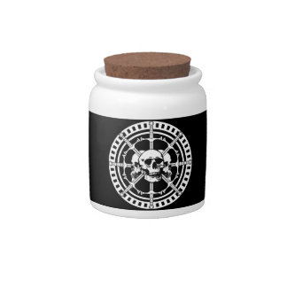 Skulls with Swords Candy Jar