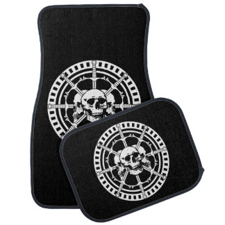 Skulls with Swords Car Mat