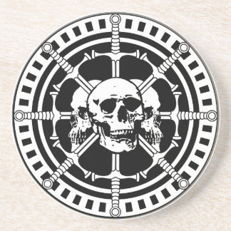 Skulls with Swords Coaster