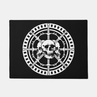 Skulls with Swords Doormat