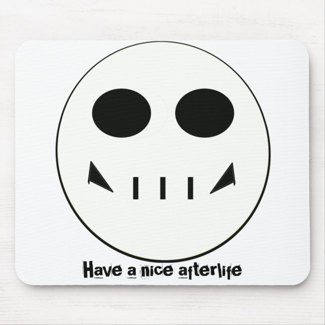 skullsmiley mouse pad (Front)